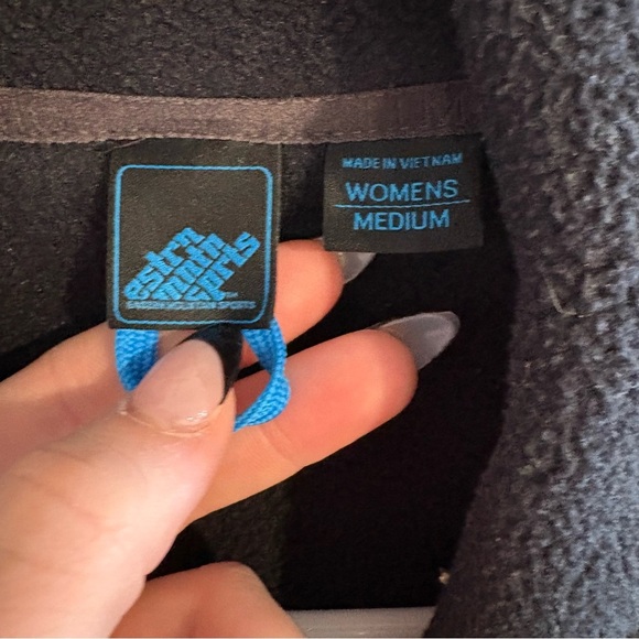 Eastern Mountain Sports Medium Zip Up Thick Fleece Jacket - Picture 4 of 5